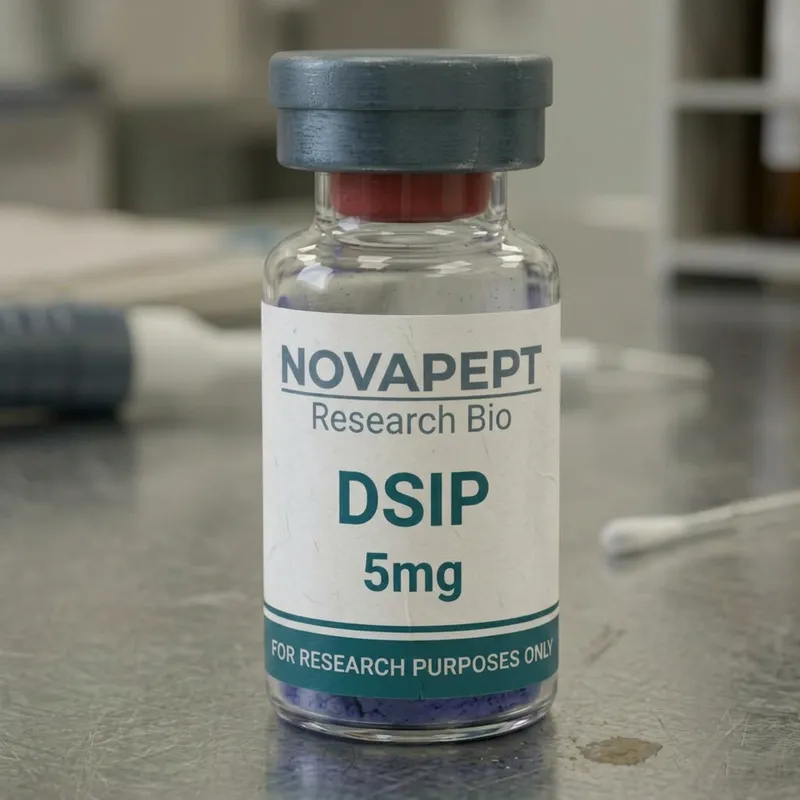 DSIP research peptide vial
