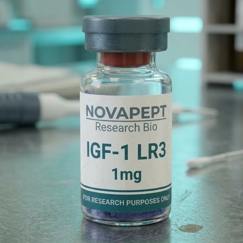 IGF-1 LR3 research peptide vial