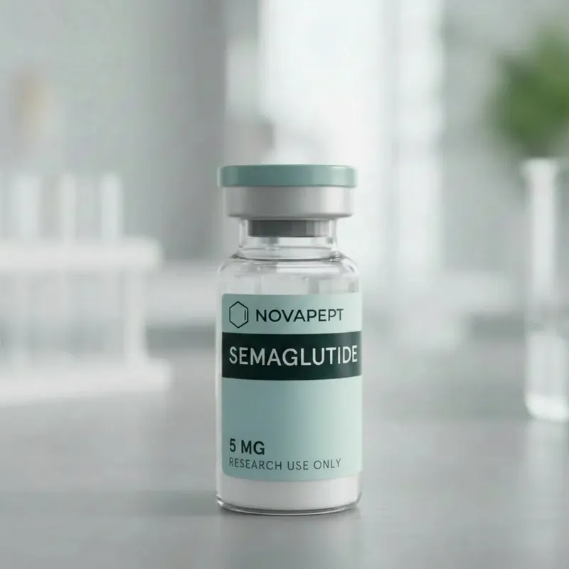 Semaglutide research peptide vial