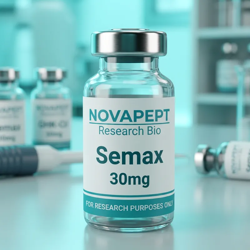 Semax research peptide vial