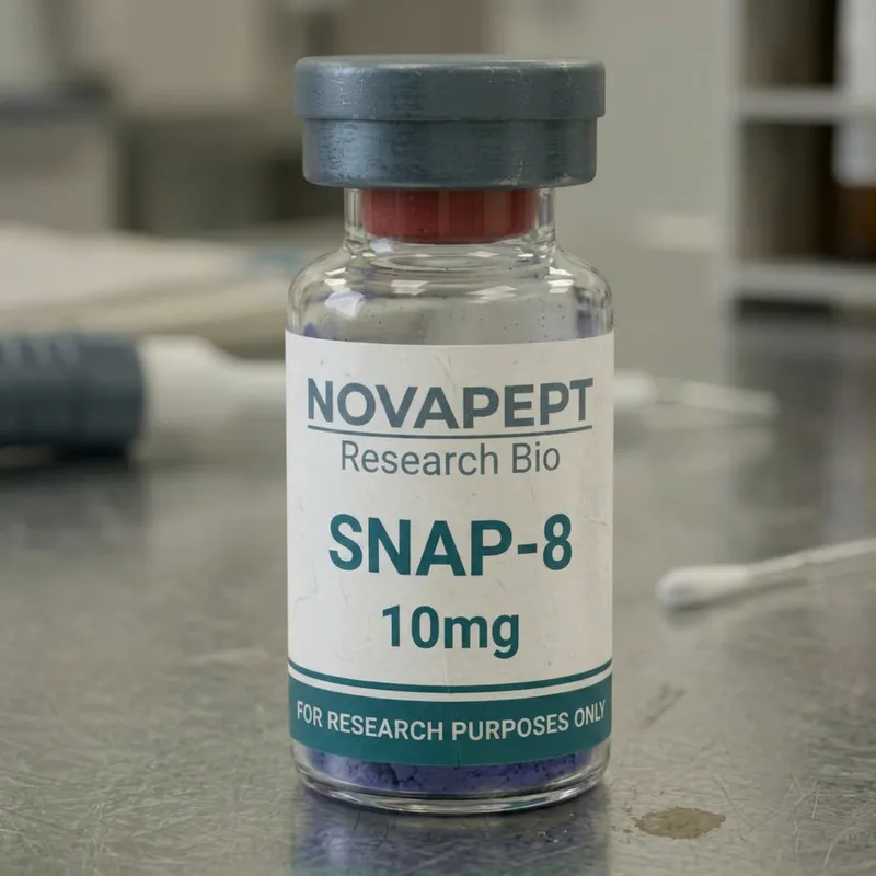 SNAP-8 research peptide vial